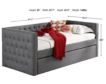 Crown Mark 5335 Collection Gray Daybed small image number 3