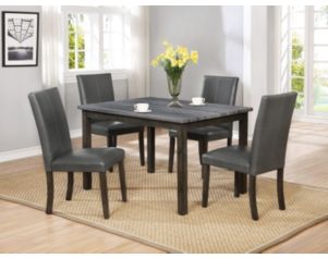 Crown Mark Pompei 5-Piece Dining Set