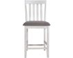 Crown Mark Nina White Counter Stool small image number 1