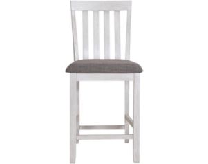 Crown Mark Nina White Counter Stool