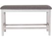 Crown Mark Nina White Counter Bench small image number 1