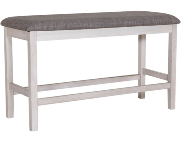 Crown Mark Nina White Counter Bench large image number 2