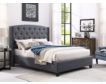 Crown Mark Eva Gray Queen Upholstered Bed small image number 3