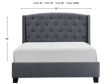 Crown Mark Eva Gray Queen Upholstered Bed small image number 4