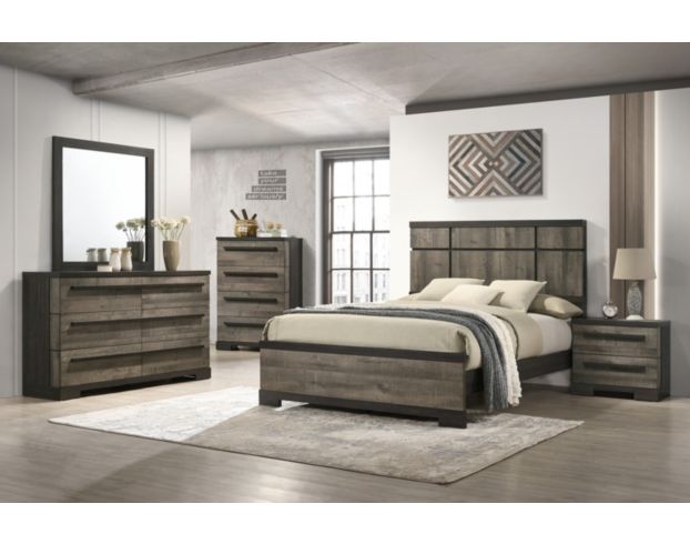 Crown Mark Remington 4-Piece Queen Bedroom Set large image number 1