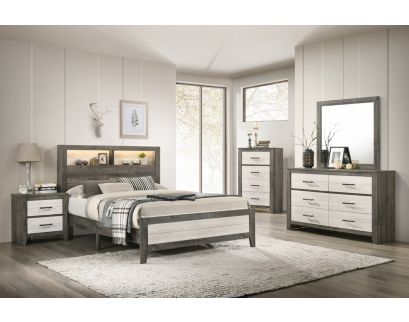 Crown Mark Rhett 4-Piece King Bedroom Set