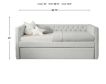 Crown Mark Trina Light Gray Daybed small image number 5