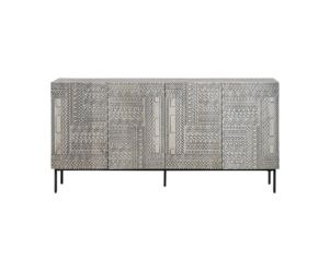 Crestview Collection Tulum 4-Door Sideboard