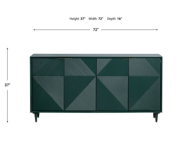 Crestview Collection Evergreen 4-Door Sideboard large image number 7