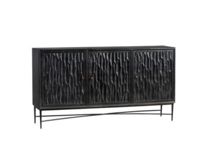 Crestview Collection Richmond Black 3-Door Sideboard