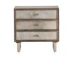 Crestview Collection Theodore Cowhide 3-Drawer Nightstand small image number 1