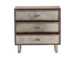 Crestview Collection Theodore Cowhide 3-Drawer Nightstand small image number 2