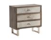 Crestview Collection Theodore Cowhide 3-Drawer Nightstand small image number 3