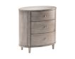 Crestview Collection Hawthorne Estate Gray Wash Oval Nightstand small image number 3