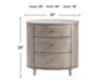 Crestview Collection Hawthorne Estate Gray Wash Oval Nightstand small image number 6