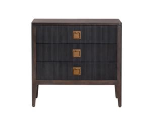 Crestview Collection Worthington Black 3-Drawer Nightstand