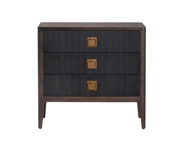 Crestview Collection Worthington Black 3-Drawer Nightstand large image number 1