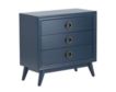 Crestview Collection Pomeroy Indigo 3-Drawer Nightstand small image number 2