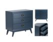 Crestview Collection Pomeroy Indigo 3-Drawer Nightstand small image number 6