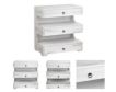 Crestview Collection Annapolis Gray 3-Drawer Nightstand small image number 5