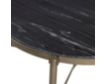 Crestview Collection Xander Black Marble Round Cocktail Table small image number 6