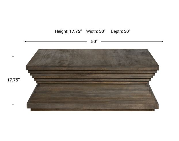 Crestview Collection HIGHLAND PARK SQUARE COFFEE TABLE large image number 7