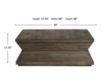 Crestview Collection HIGHLAND PARK SQUARE COFFEE TABLE small image number 7