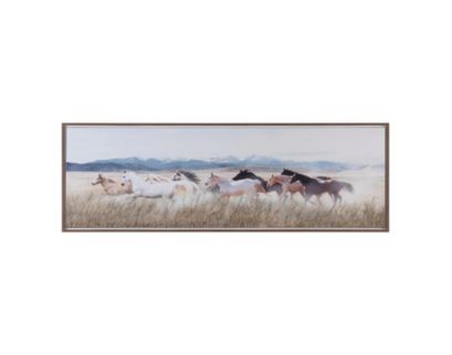 Crestview Collection Stampede 20 X 59 Wall Art