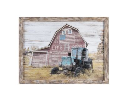 Crestview Collection Tractor 2 30 X 40 Wall Art