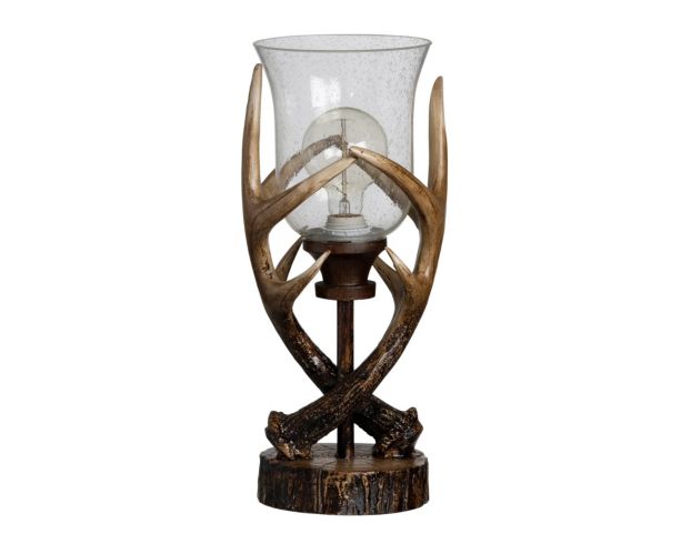 Crestview Collection Huxley Antler Uplight large image number 1