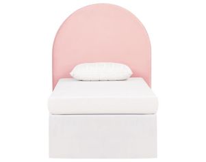 Coaster Co. Of America June Pink Velvet Upholstered Twin Headboard