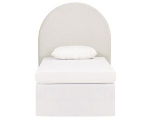 Coaster Co. Of America June White Velvet Upholstered Twin Headboard