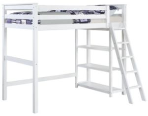 Coaster Anika White Twin Loft Bed