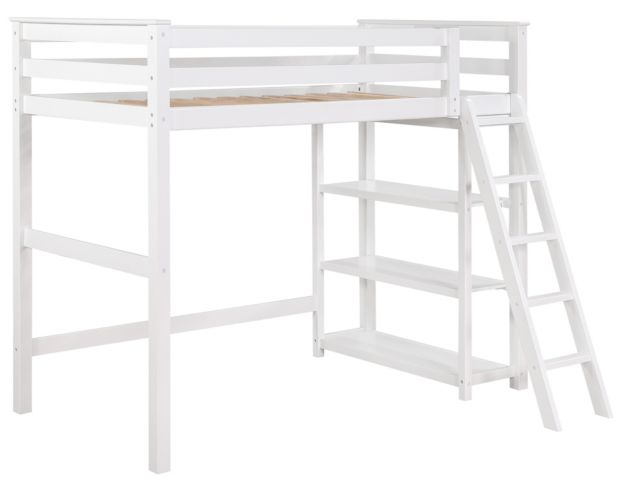 Coaster Anika White Twin Loft Bed large image number 2