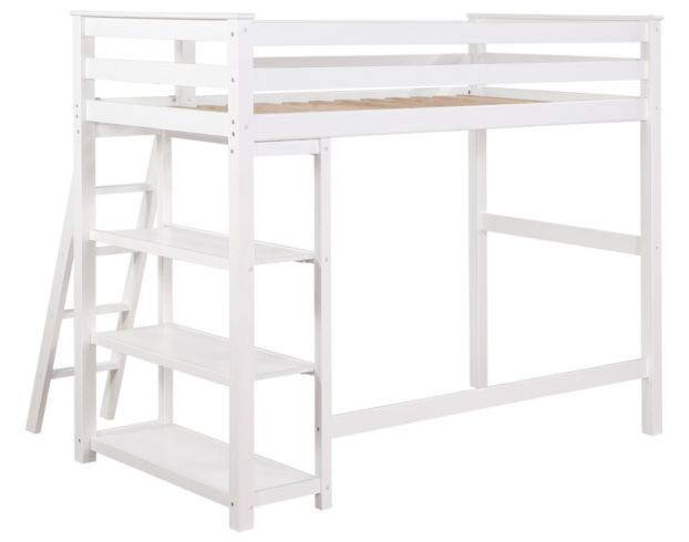 Coaster Anika White Twin Loft Bed large image number 3