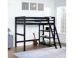 Coaster Anika Black Twin Loft Bed small image number 1