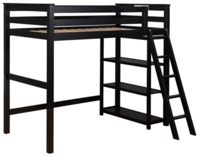 Coaster Anika Black Twin Loft Bed