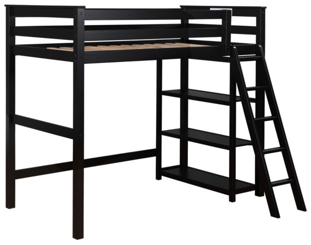 Coaster Anika Black Twin Loft Bed large image number 2