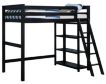 Coaster Anika Black Twin Loft Bed small image number 3