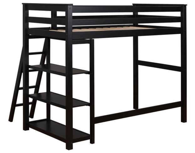 Coaster Anika Black Twin Loft Bed large image number 4