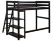 Coaster Anika Black Twin Loft Bed small image number 4