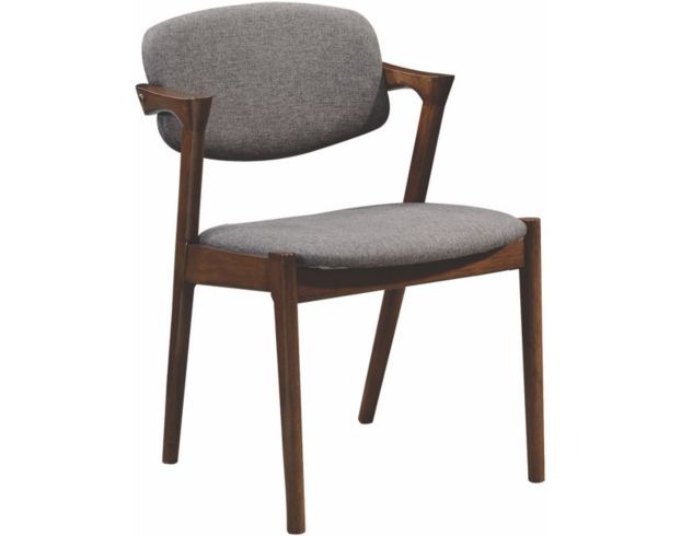 Coaster Malone Dining Chair in Walnut/Gray large image number 1