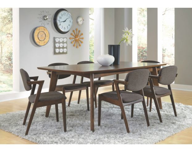 Coaster Malone Dining Chair in Walnut/Gray large image number 2