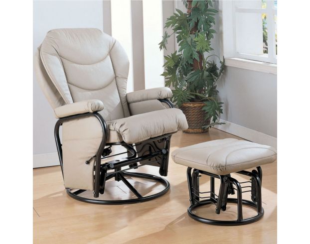 Coaster Rockford Glider Chair & Ottoman large image number 2