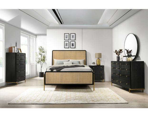 Coaster Arini Black King Bed large image number 4