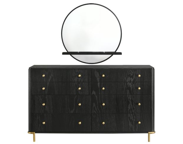 Coaster Arini Black Dresser with Mirror large image number 1