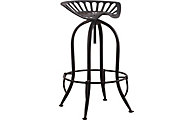 Coaster Essence Black Adjustable Barstool