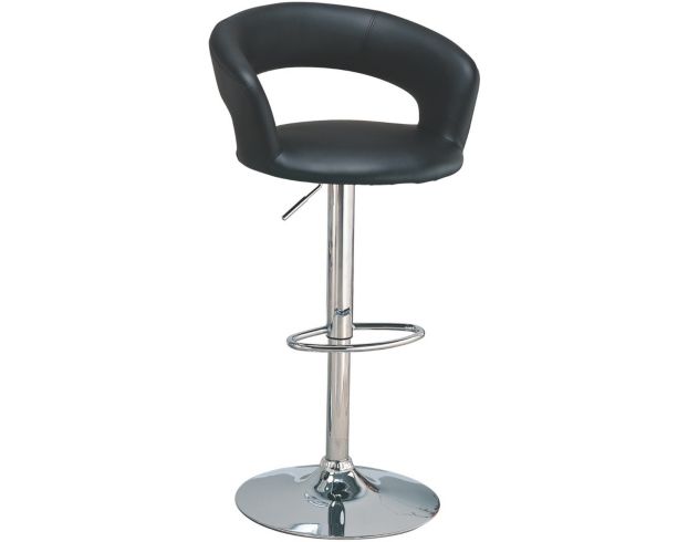 Coaster Everyday Black Adjustable Barstool large image number 1