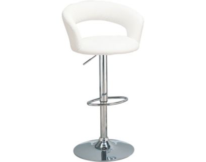 Coaster Everyday White Adjustable Barstool