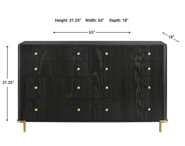 Coaster Arini Black Dresser large image number 5